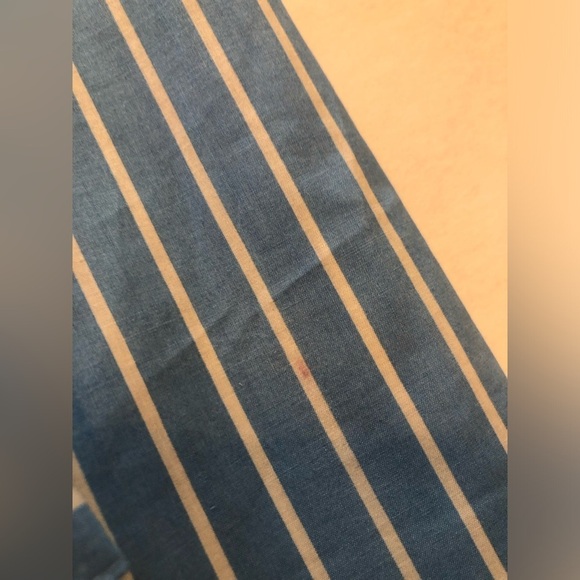 Fantastic Fawn Color Block Collared Button-down Shirt Oversized Striped Small - Picture 14 of 14